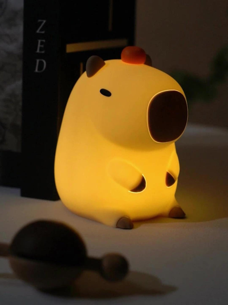 Luminária Capivara de Silicone ! Uma Fofura Para  quarto dos seus Filhos !