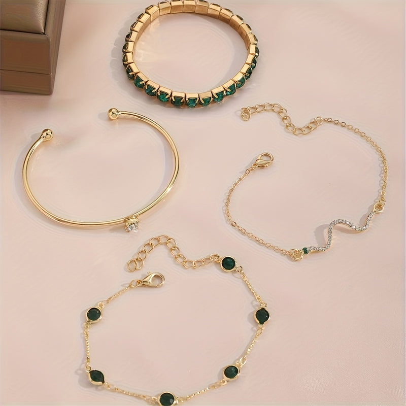 Pulseira Conjunto de 4 Peças ! Delicadas ! Modernas !