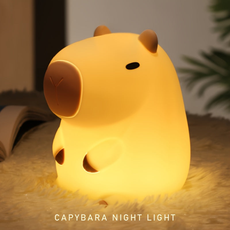 Luminária Capivara de Silicone ! Uma Fofura Para  quarto dos seus Filhos !