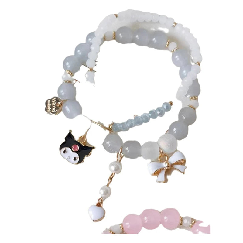 Pulseiras infantil Super Graciosas ! personagens : Cinnamoroll Melody Kuromi Sanrio