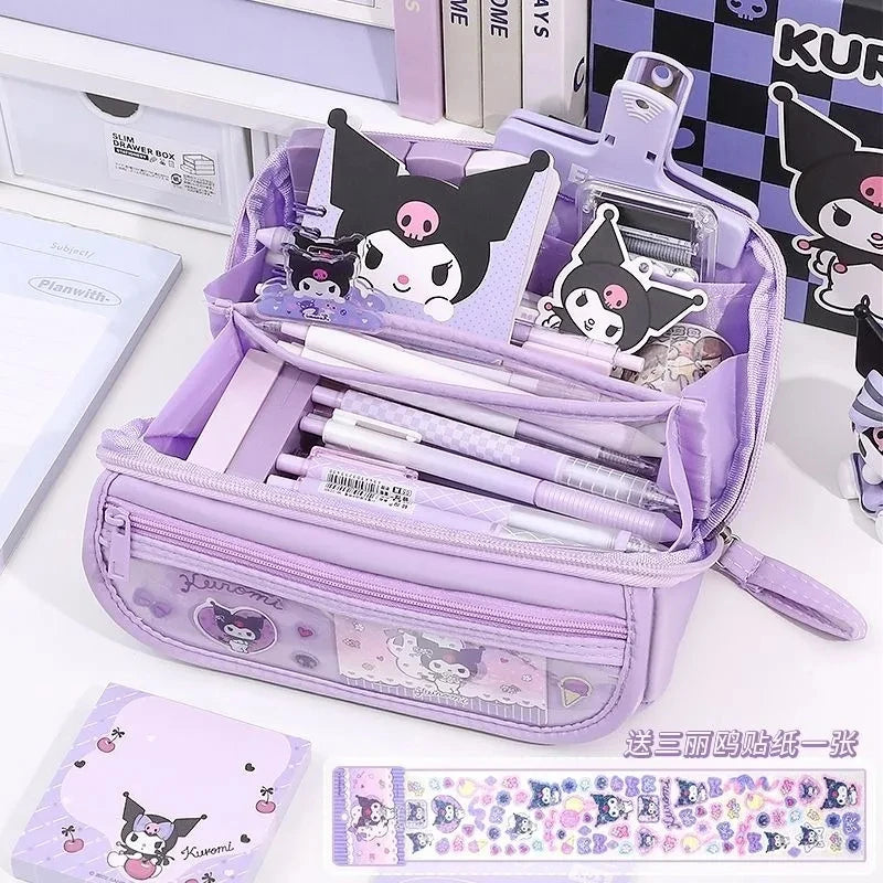 Estojo Escolar Tema : Cinnamoroll Kuromi Pochaco Melody Super Fofos !