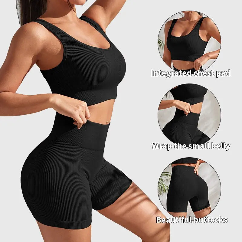 Conjunto Top e Bermuda para treinar ! Confortável e Estiloso !