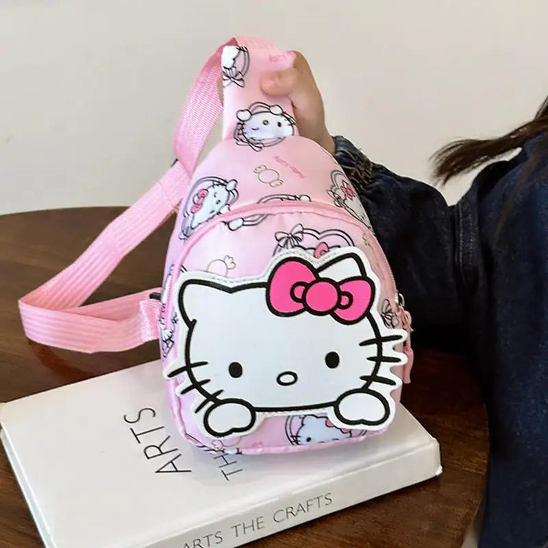 Bolsinhas Pequenas com Personagens: Kuromi Melody Cinnamoroll Hello Kitty