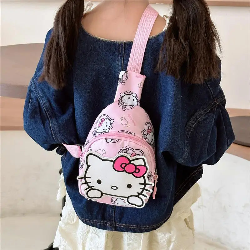 Bolsinhas Pequenas com Personagens: Kuromi Melody Cinnamoroll Hello Kitty