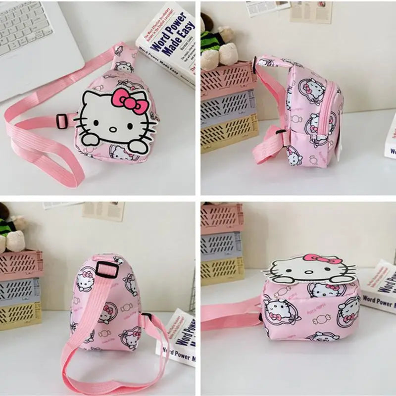 Bolsinhas Pequenas com Personagens: Kuromi Melody Cinnamoroll Hello Kitty